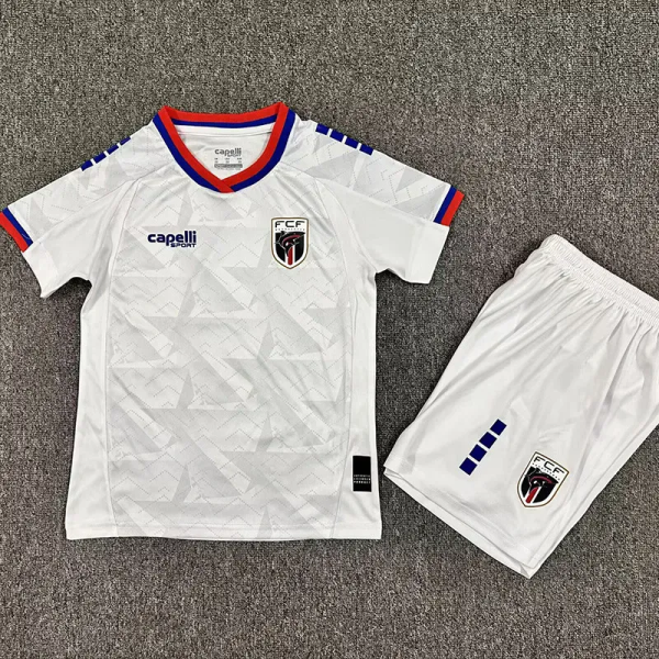 2026-27 Cape Verde Away Kids Soccer Jersey