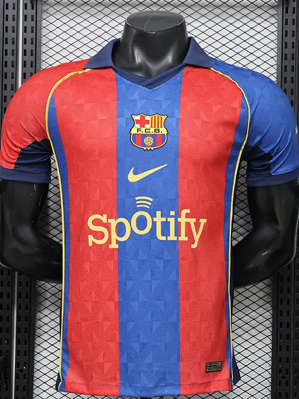 26-27 Barcelona Red Blue Special Edition Player Version Training Shirts (Spotify)