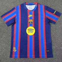 26-27 Barcelona Blue Red Training shirts (中间标)