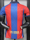 26-27 Barcelona Red Blue Special Edition Player Version Training Shirts (Spotify)