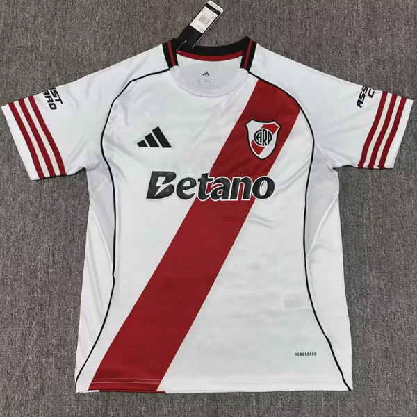 25-26 River Plate Home Fans Soccer Jersey (前Betano)