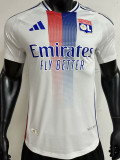 2025-26 Lyon Home Player Version Soccer Jersey