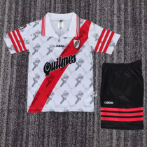 1996-1997 River Plate Home Kids Retro Soccer Jersey