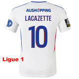 2025-26 Lyon Home Player Version Soccer Jersey