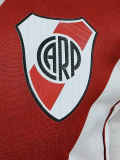 25-26 River Plate Home Player Version Soccer Jersey (双袖广告)