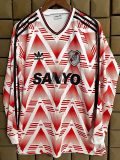 1992-1993 River Plate Home Long Sleeve Retro Soccer Jersey (长袖