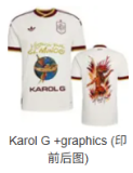 2026-27 Spain Away X-Karol G Graphics Fans Soccer Jersey