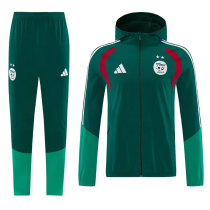 2026-27 Algeria Green Windbreaker Suit (Hoodie)(风衣套装)