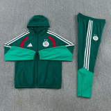 2026-27 Algeria Green Windbreaker Suit (Hoodie)(风衣套装)