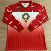 1994-95 Morocco Home Long Sleeve Retro Soccer Jersey (长袖)