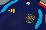 2026-27 Spain Royal blue Tank top and shorts suit