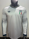 2026-27 Italy Away Long Sleeve Player Version Soccer Jersey (长袖球员)