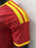 2026-27 Colombia Red Goalkeeper Player Version Soccer Jersey