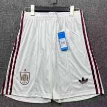 2026-27 Spain White Shorts Pants