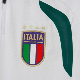 2026-27 Italy White Top Half Pull Tracksuit (半拉上衣)