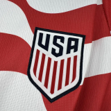 2026-27 USA Home Fans Soccer Jersey (前空白)(Right-Arm Patch)