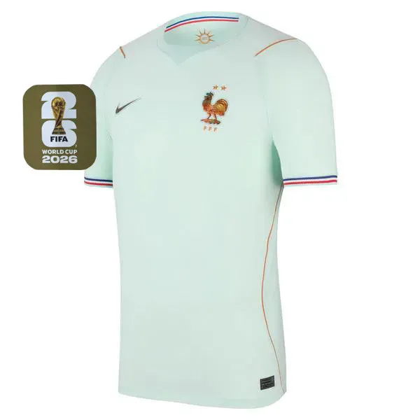 2026-27 France Away 1:1 Fans Soccer Jersey (Right-Arm Patch)