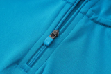 2026-27 Spain Lake blue Kids Half Pull Tracksuit #E26023(童装)(半拉链)