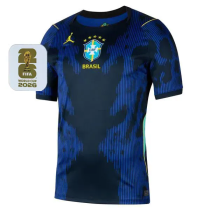 2026-27 Brazil Away 1:1 Fans Soccer Jersey (Right-Arm Patch)