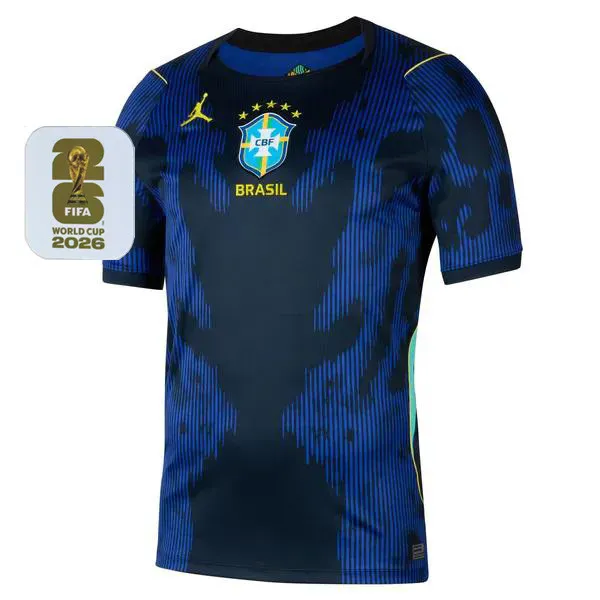 2026-27 Brazil Away 1:1 Fans Soccer Jersey (Right-Arm Patch)