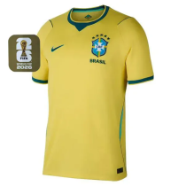 2026-27 Brazil Home Fans Soccer Jersey (Right-Arm Patch)