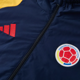 2026-27 Colombia Royal Blue Windbreaker Suit (Hoodie)(风衣套装)