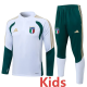 2026-27 Italy White Kids Half Pull Tracksuit #E26015(童装)(半拉链)