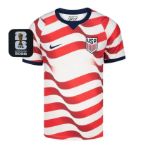 2026-27 USA Home Fans Soccer Jersey (前空白)(Right-Arm Patch)