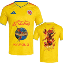 2026-27 Colombia Home X-Karol G Graphics Fans Soccer Jersey