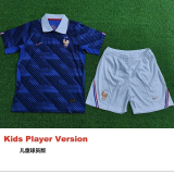 2026-27 France Home Kids Player Version Soccer Jersey (球员童装)