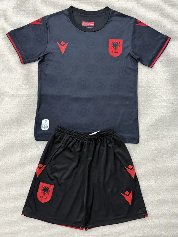 2026-27 Albania Third Kids Soccer Jersey