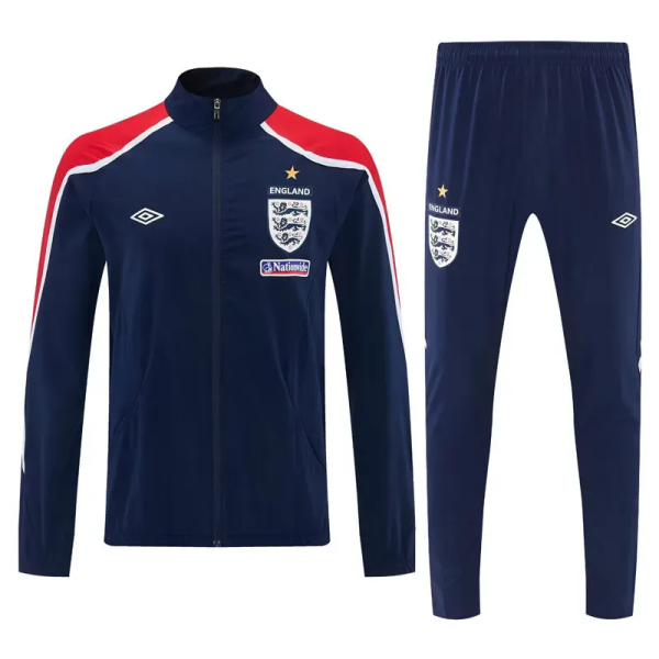2026-27 England Royal blue Windbreaker Suit (风衣套装)