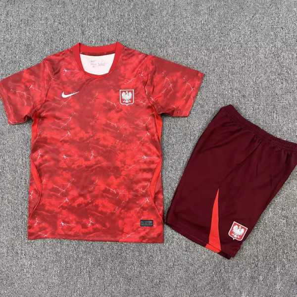 2026-27 Poland Away Kids Soccer Jersey