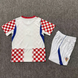 2026-27 Croatia Home Kids Soccer Jersey