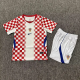 2026-27 Croatia Home Kids Soccer Jersey