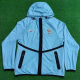 2026 World Cup France White Walkout Jacket (Hooded) #单上衣