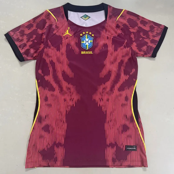2026-27 Brazil JD Red Goalkeeper Women Soccer Jersey (女)