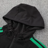 25-26 Mexico Black Windbreaker Suit (Hoodie)(风衣套装)