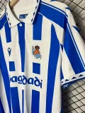 25-26 Real White Blue Sociedad Special Edition Fans Soccer Jersey