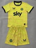 2026-27 Ireland Yellow Goalkeeper Kids Soccer Jersey