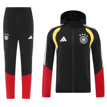25-26 Germany Black Windbreaker Suit (Hoodie)(风衣套装)