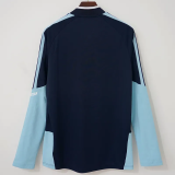 2026-27 Argentina Royal blue Top Half Pull Tracksuit (半拉上衣)