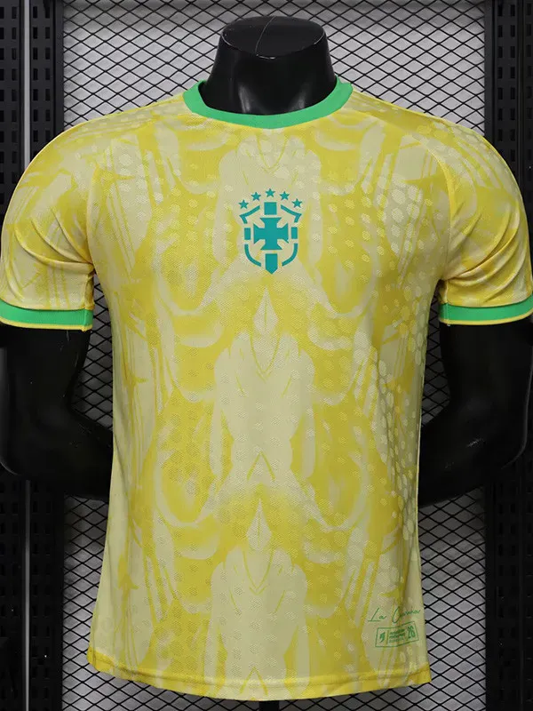 2026-27 Brazil Yellow Special Edition Player Version Training shirts (逗号)