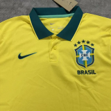 2026-27 Brazil Yellow Polo Short Sleeve