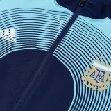 2026-27 Argentina Royal blue Windbreaker Suit (风衣套装)