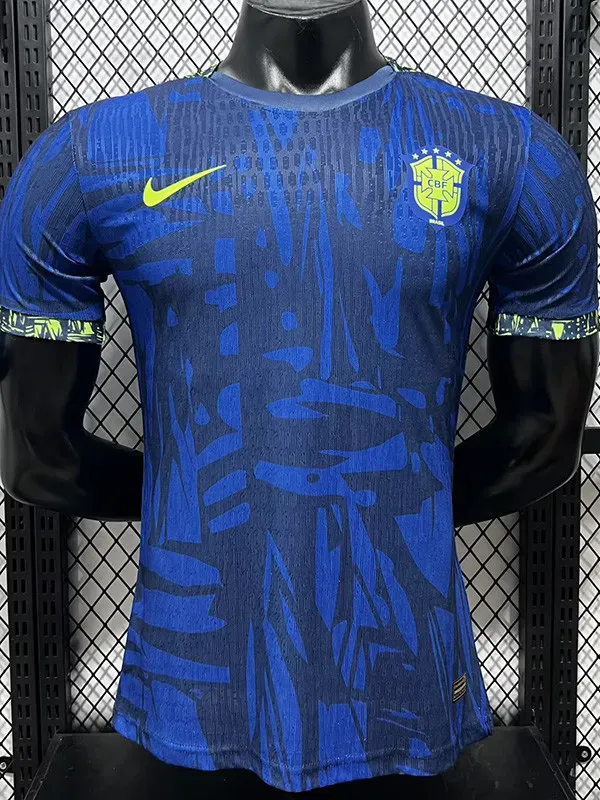 2026-27 Brazil Blue Black Special Edition Player Version Soccer Jersey