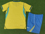 2026-27 Brazil Home Kids Player Version Soccer Jersey (球员童装)