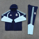 25-26 Argentina Royal Blue Windbreaker Suit (Hoodie)(风衣套装)