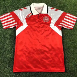 1992 Denmark Home Retro Soccer Jersey