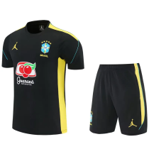 2026-27 Brazil Black Training Short Suit